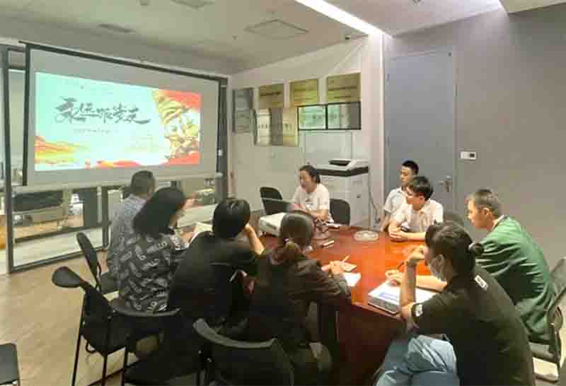 虹橋坊組織商戶開展主題黨課活動